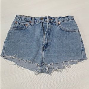 Vintage Levi Jean Shorts